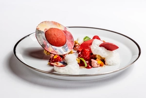 Richard Hessl's gourmet white chocolate & raspberry