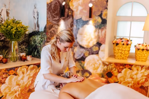 Massage im Blumen-Bisazza-Meer