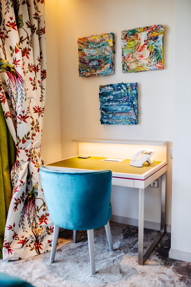 Desk in the Seefels Corner Suite