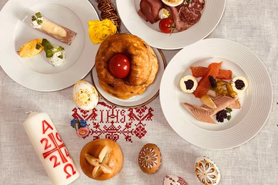 Traditionelle Kärntner Osterjause im Schloss Seefels am Wörthersee