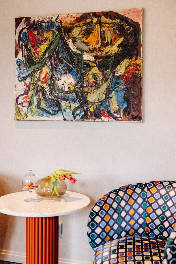 Art by Asgar Jorn in the double room