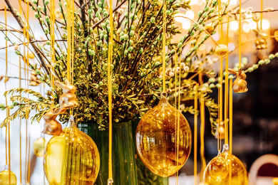 Osterdeko im Schloss Seefels am Wörthersee