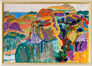 Seefels Art Eduard Bäumer Schroffe Felsen