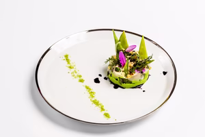 Richard Hessl's Gourmetküche Crudo vom Branzino