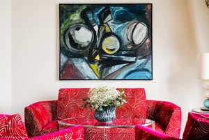 Art by Hubert Schmalix in the Bellevue Suite