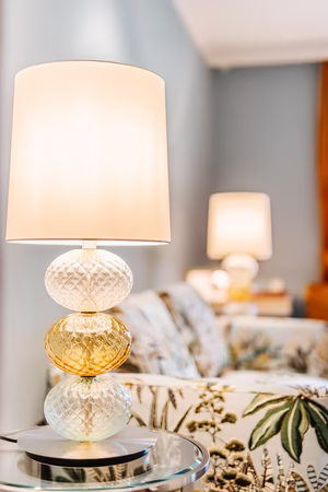 Seefels Design Venini Lampe aus Muranoglas