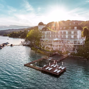 Abendstimmung Schloss Seefels am Wörthersee