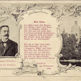 Seefels history, the 1st postcard from Schloss Seefels