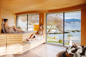 Panoramasauna im Seefels Spa