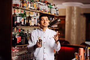 Barman Daniel Dukic in Action
