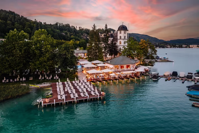 Evening at Schloss Seefels on the Wörthersee