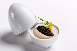 Richard Hessl's Gourmetküche Brandate vom Stör 