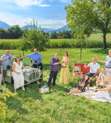 Team Picknick mit dem Bollicar