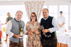 Thomas Sponring, Weinhändler Morandell - Barbara Soffritti - Florian Scheichenbauer - Hotel Schloss Seefels 