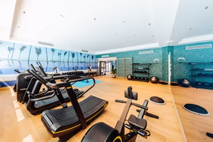 Premium Gym mit Technogym Ausstattung