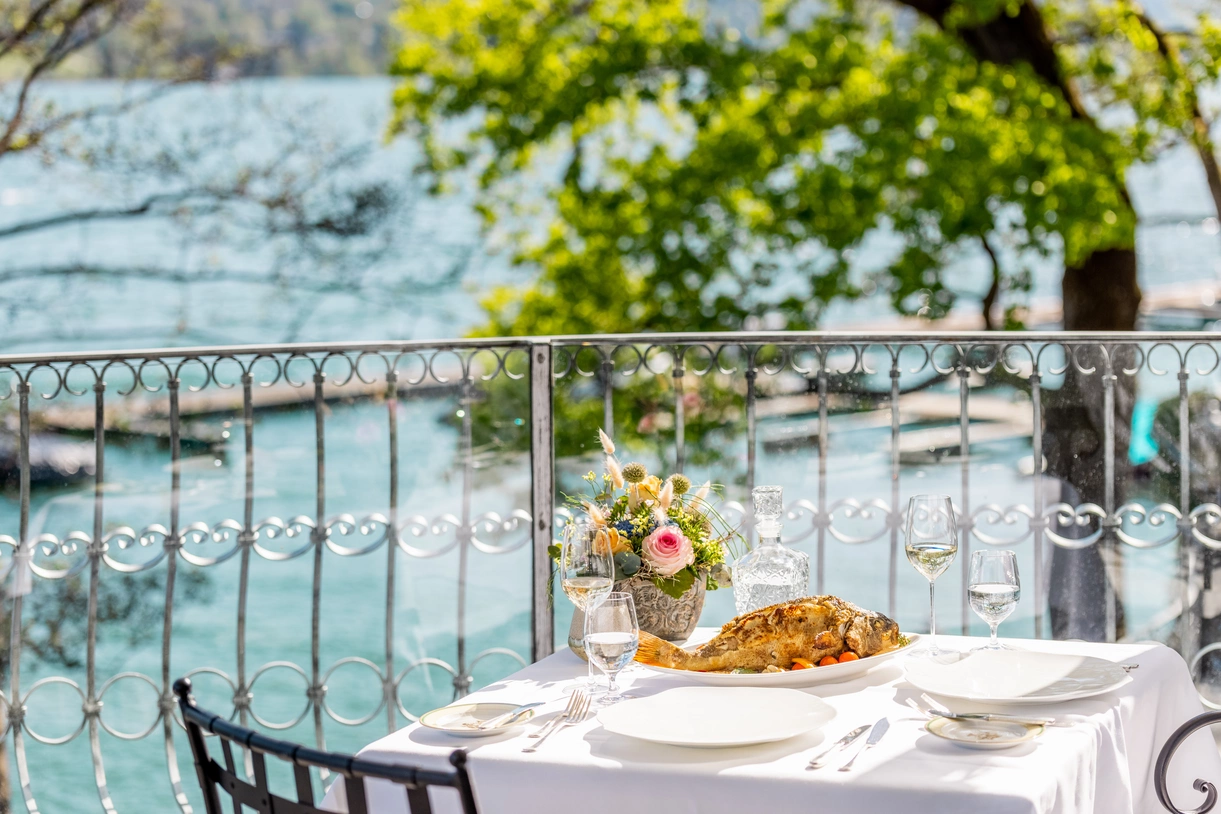 Culinary enjoyment with a view of the Wörthersee
