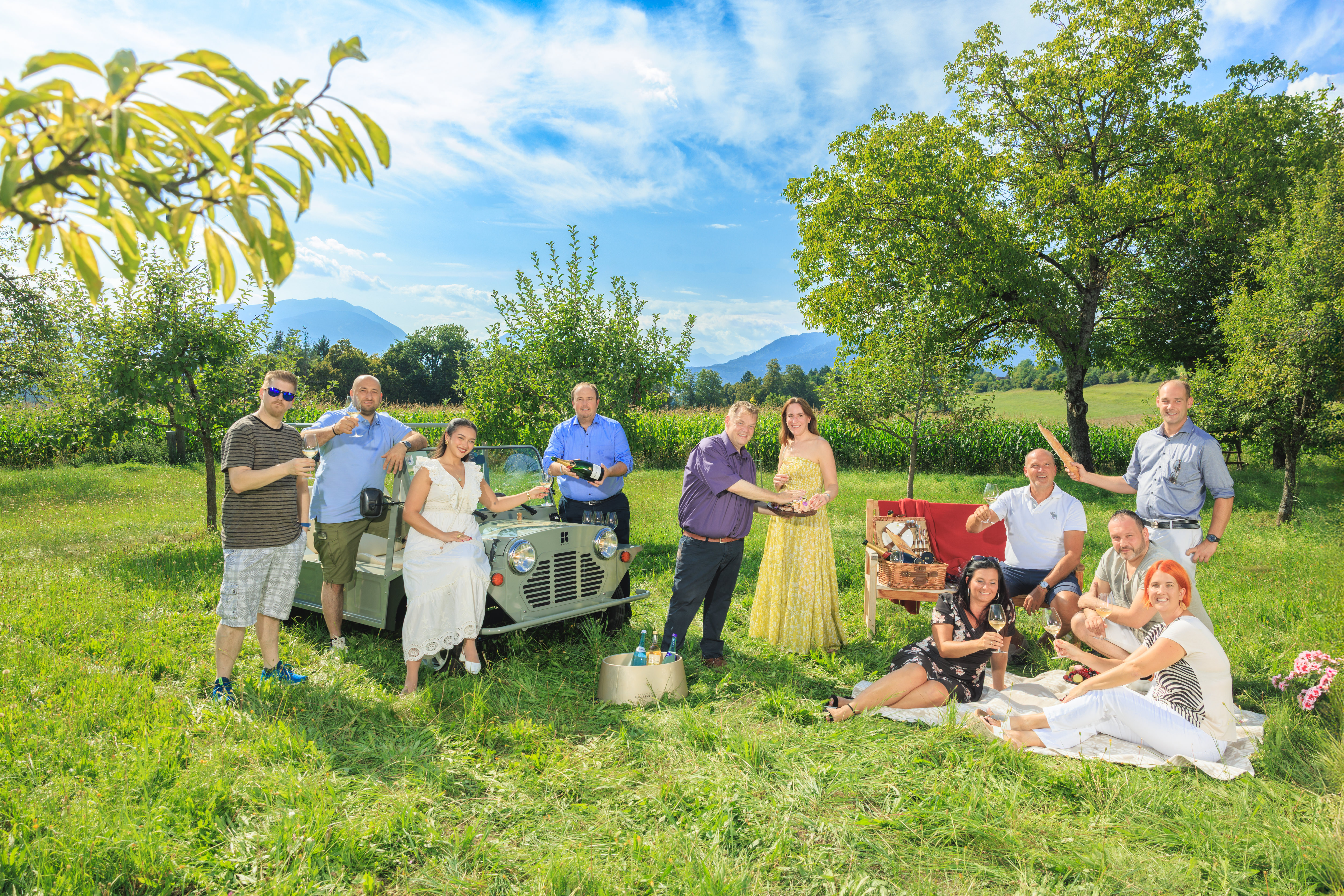 Picknick im Grünen